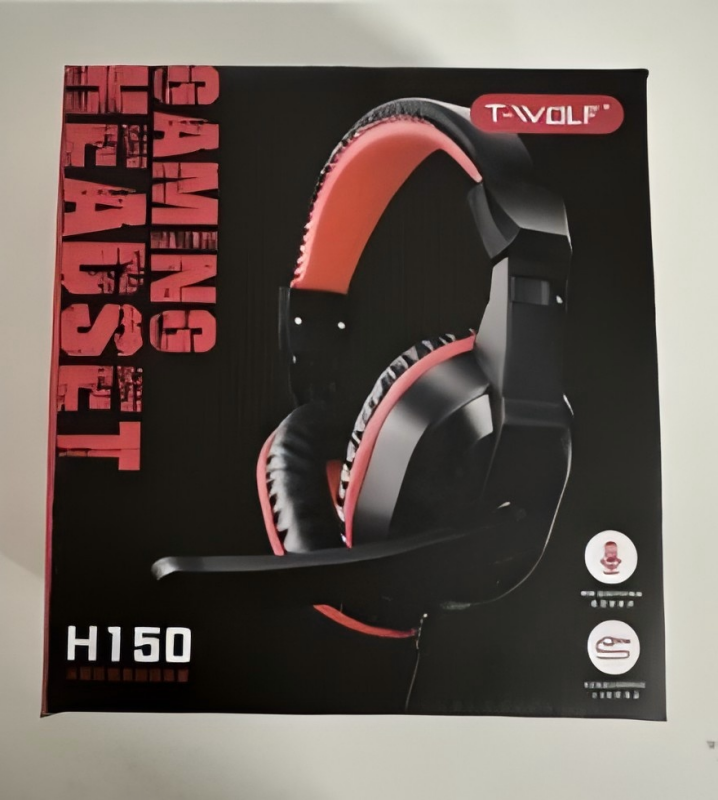 H150 Wired Gaming Headset with Mic ā Comfortable Over-Ear Headphones, 3.5mm