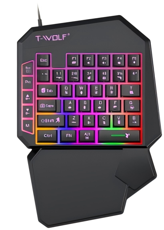 T19 One-Handed Gaming Keyboard – Compact, Comfortable, and Built for Gamers