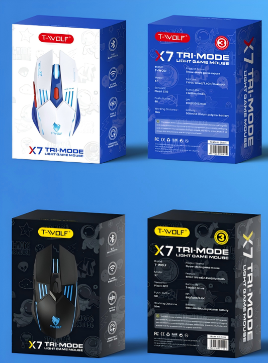 X7 Tri-Mode Gaming Mouse – Power, Precision, and Style Under $40