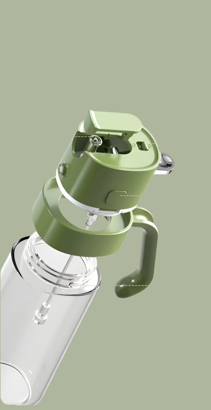 Smart Oil Spray Bottle – 2-in-1 Control for Healthy Cooking