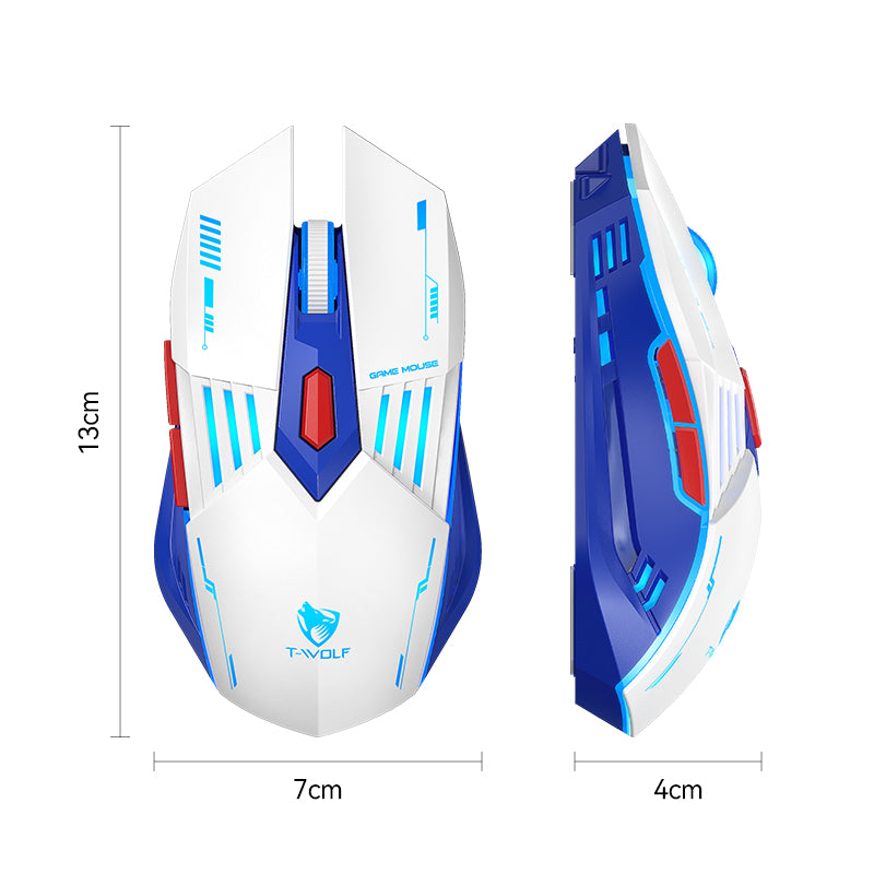X7 Tri-Mode Gaming Mouse – Wired, Wireless & Bluetooth | RGB, 12800 DPI