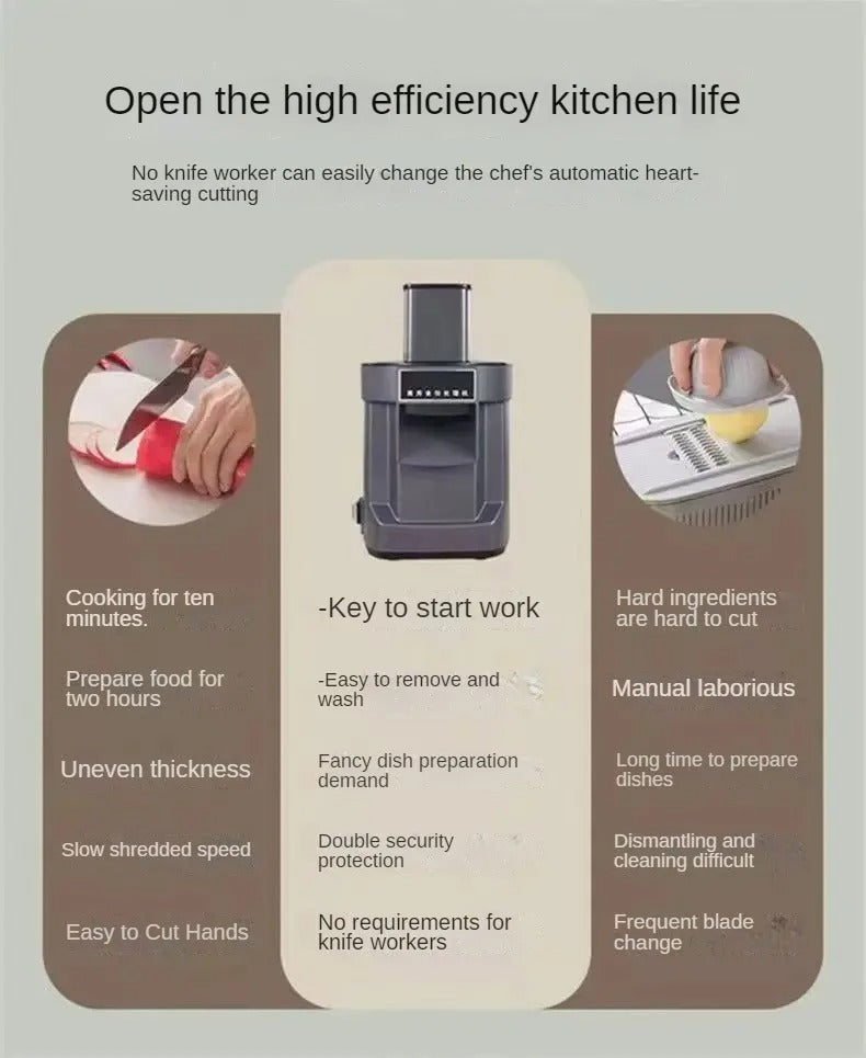 Multifunctional vegetable cutter